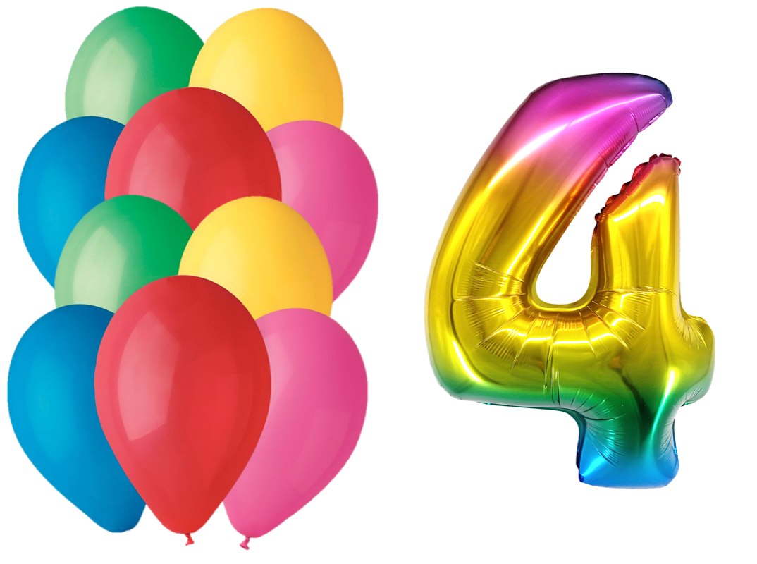 Цифра и 10 шаров