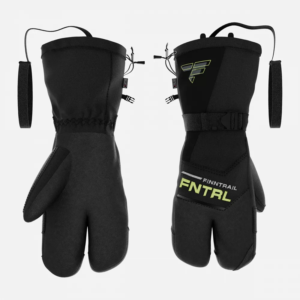 ПЕРЧАТКИ FINNTRAIL LOBSTER 2801 GRAPHITEYELLOW