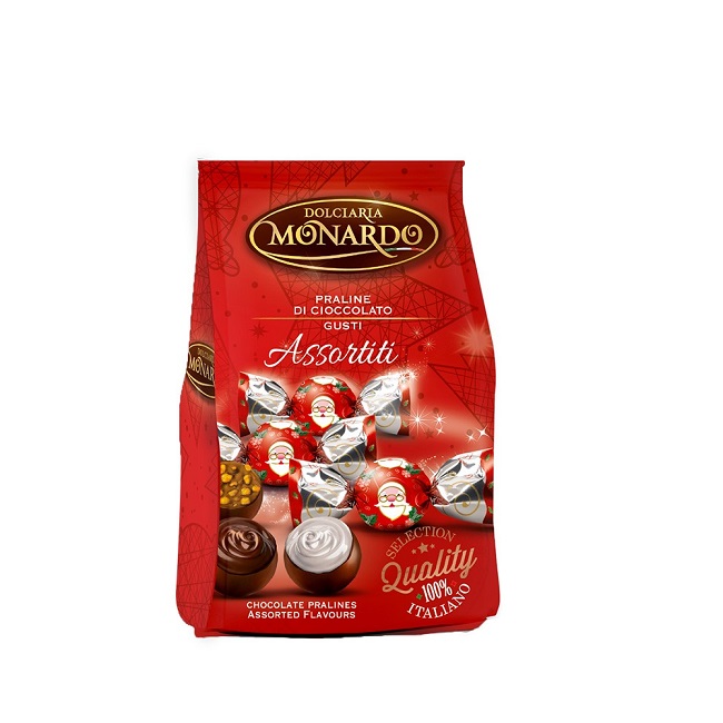 Пралине ассорти Рождество 100 г, Praline assortite in busta Natalizia, Monardo, 100 g Пралине ассорти Рождество 100 г, Praline assortite in busta Natalizia, Monardo, 100 g