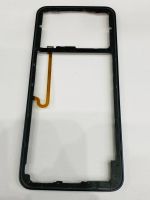 VIVO Y22 рамка (средняя часть) синяя оригинал с отпечатком пальца  (снятая) потёртости