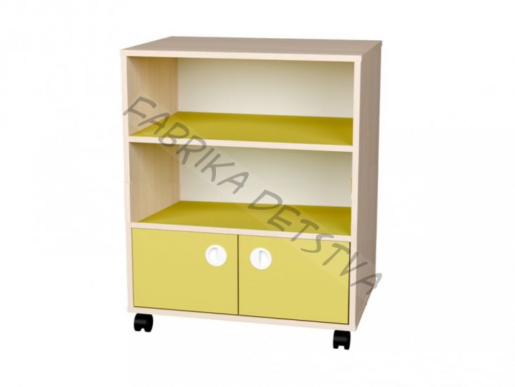 Стеллаж передвижной с дверками