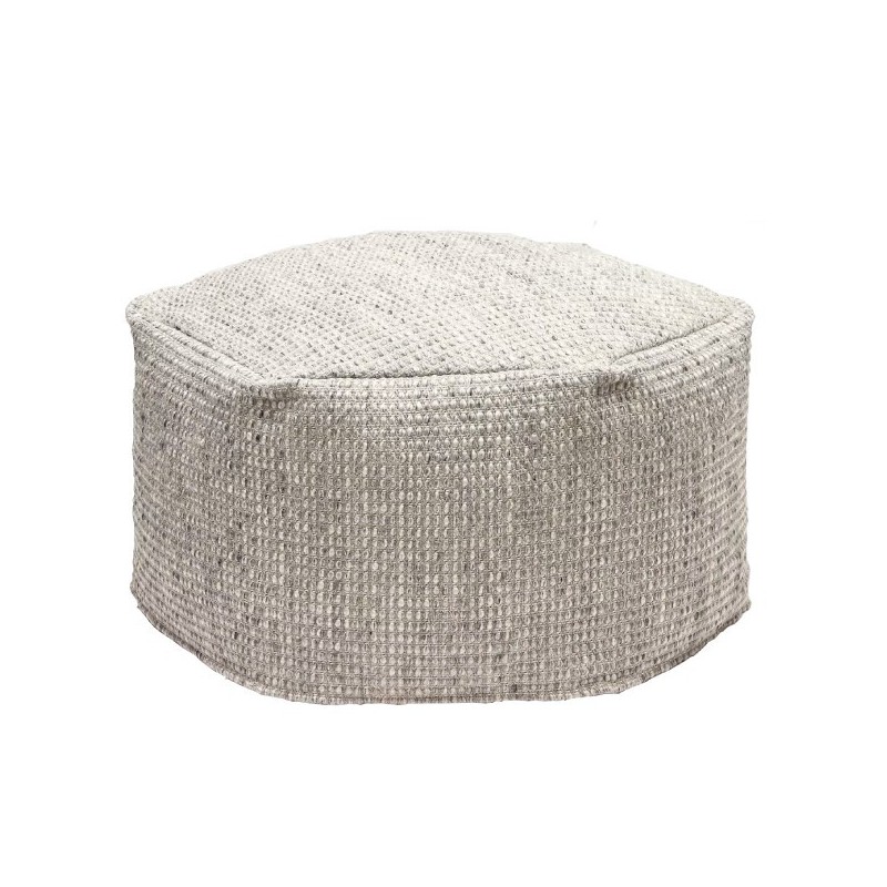 Almadraba Пуф серого цвета 100% ПЭТ 60 x 50 см