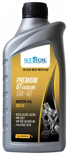GT OIL Premium GT Gasoline 5W-40, 1л