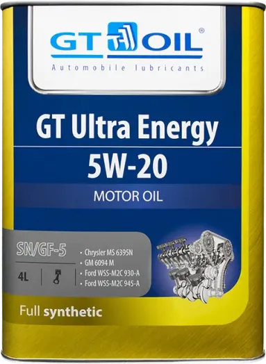 GT OIL Ultra Energy 5W-20, 4л