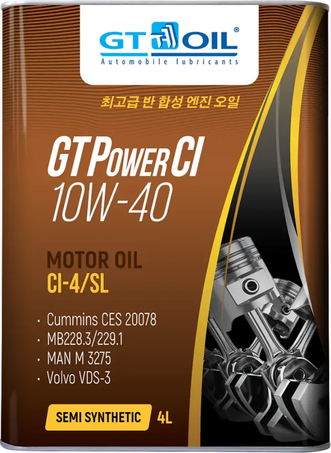 GT OIL Power CI 10W-40, 4л