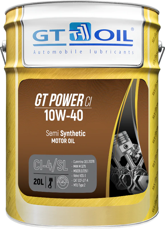 GT OIL Power CI 10W-40, 20л