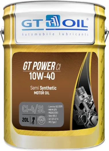 GT OIL Power CI 10W-40, 20л