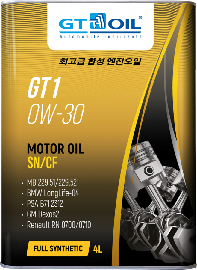 GT OIL GT1 0W-30, 4л