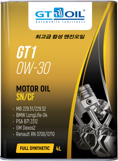 GT OIL GT1 0W-30, 4л
