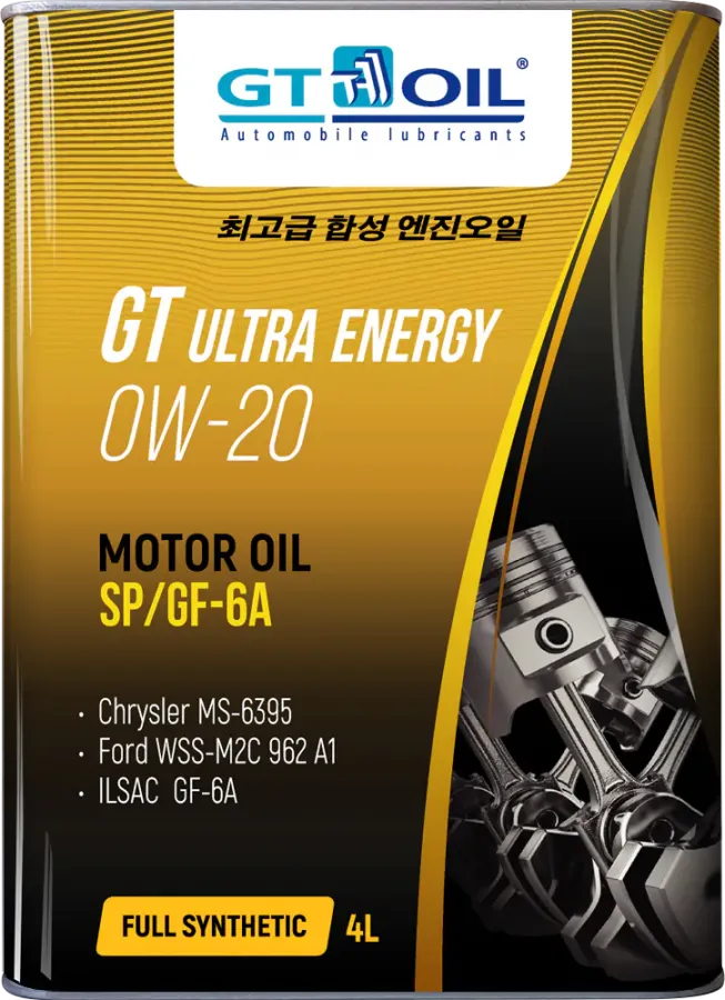 GT OIL Ultra Energy 0W-20, 4л