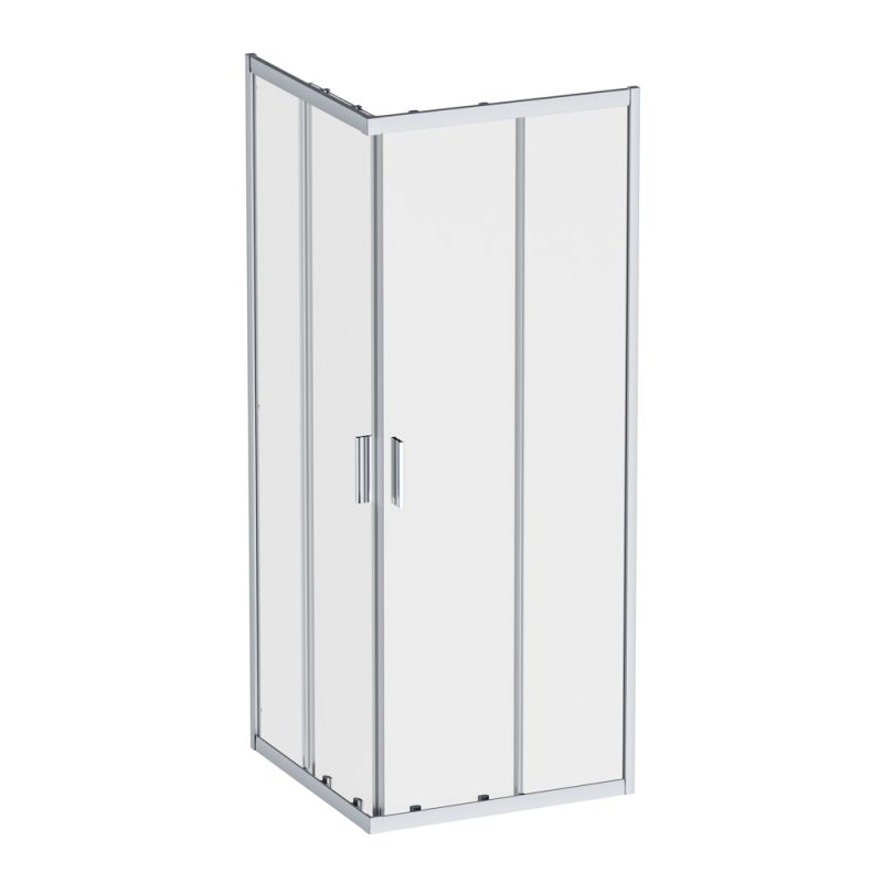 Душевое ограждение 80x80 см, без поддона AM.PM Gem, хром матовый W90G-403-8080-MT