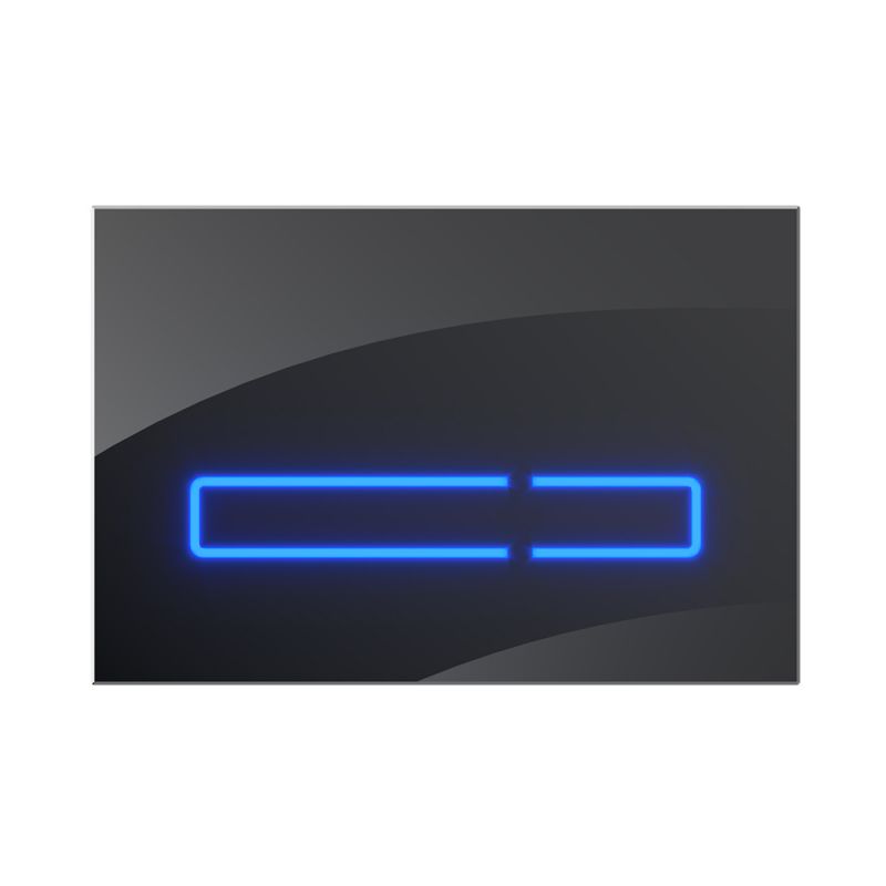 Клавиша для инсталляции сенсорная, стекло, черный AM.PM I0450A38