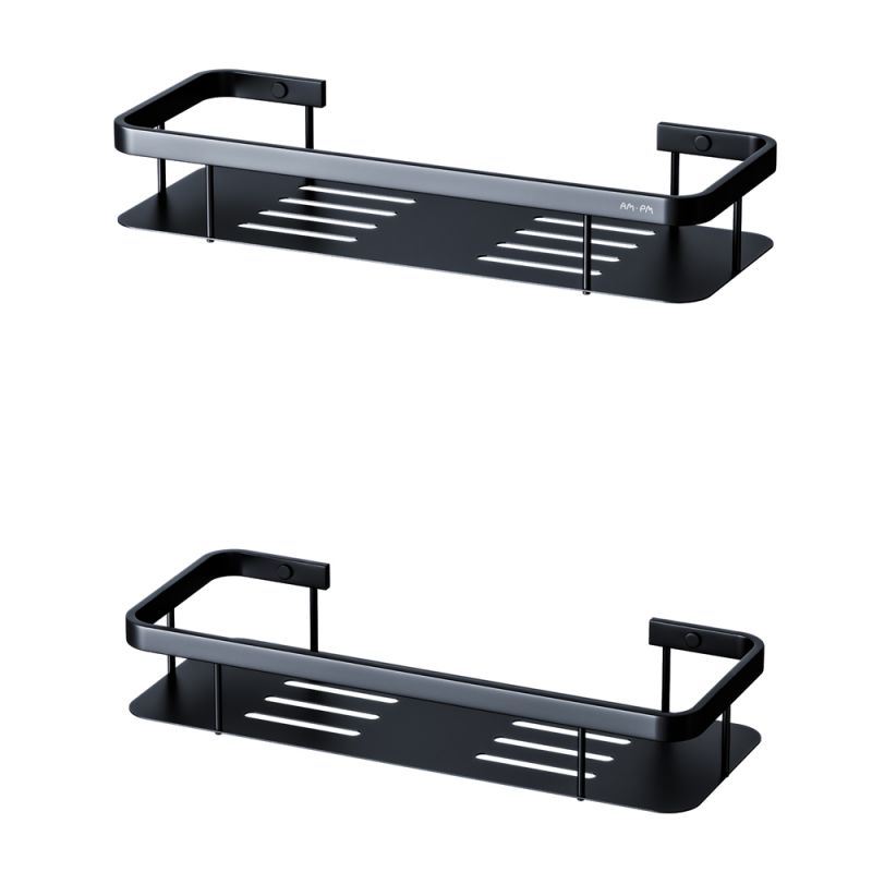 A7453222 Sense L Полка для душа прямая двухъярусная, черный, шт AM.PM