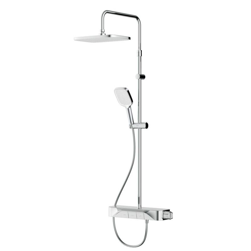 Душевая система с душевым смесителем-полкой и термостатом AM.PM Func F078F200, хром