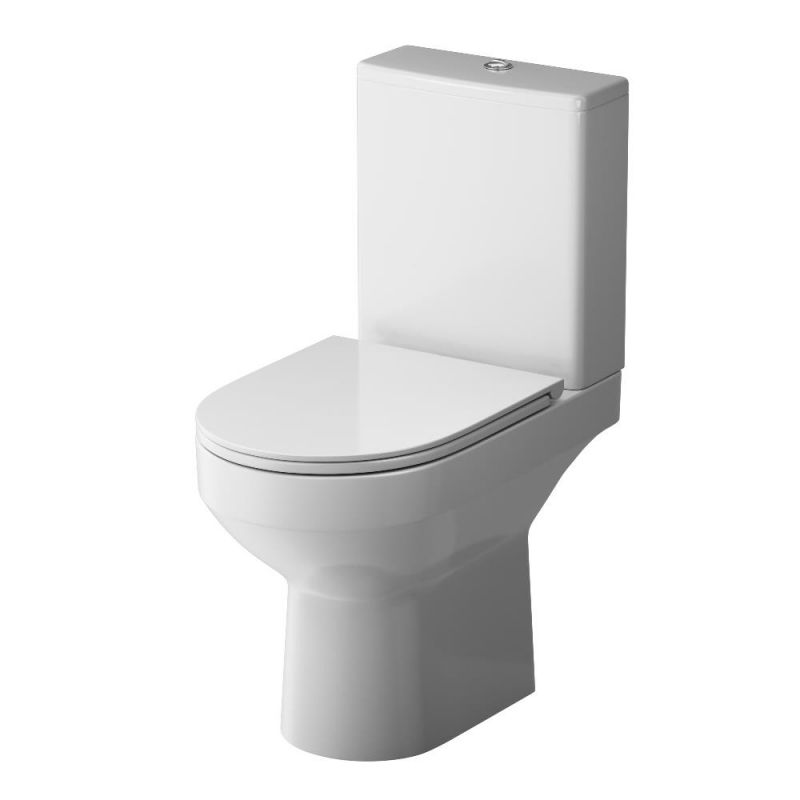 Унитаз-компакт AM.PM Spirit FlashClean с сиденьем микролифт C708600SC