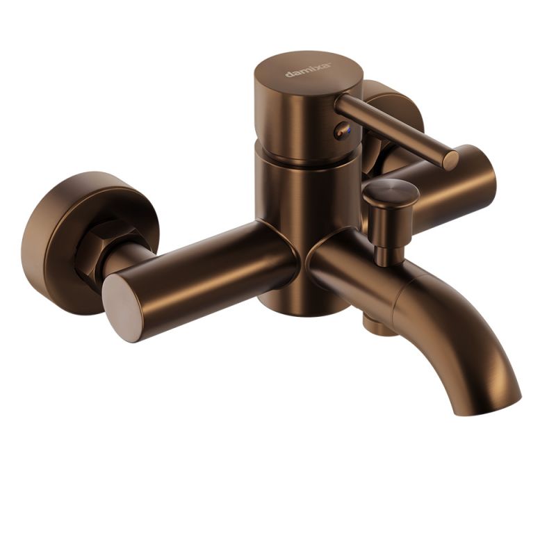Смеситель для ванной и душа, розовое золото Damixa Scandinavian Pure 361000500, розовое золото