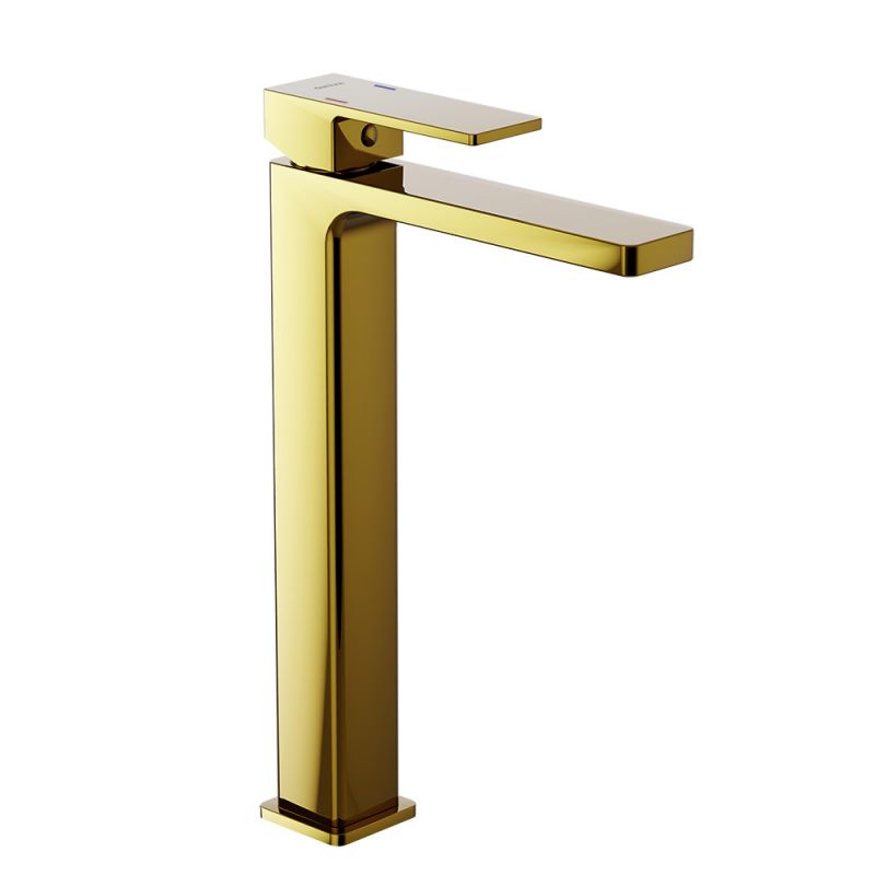 Смеситель для раковины, высокий Damixa Gala золото, 530250600