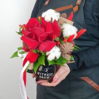 Композиция на Хэллуин с хлопком