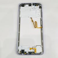 Samsung Galaxy A05S рамка фиолетовая оригинал с разбора с отпечатком пальца