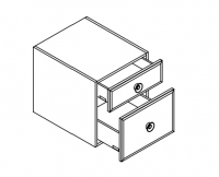 Ящик для модульного комплекта Mildue Vitage 3254 схема 1