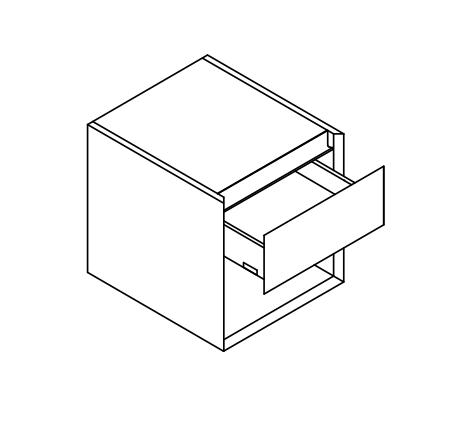 Ящик и открытый элемент Mildue Noorth 8804