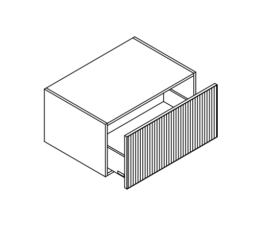 Модульный блок Mildue Noorth 8366R с рифленой отделкой