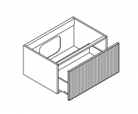 Тумба для модульного комплекта Mildue Noorth B8362R схема 1