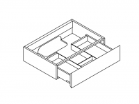 Блок модульный с ящиком Mildue Noorth 4371 схема 1