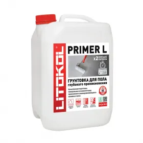 Грунтовка для Наливных Полов Litokol Primer L 5кг Белая для Внутренних Работ.