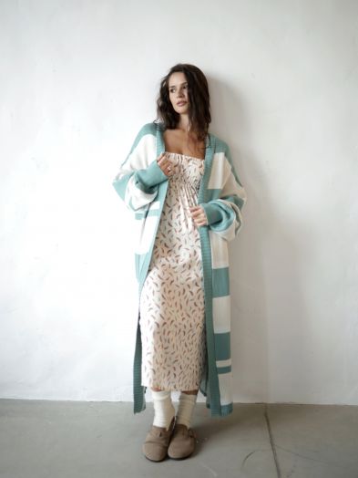 Кардиган в полоску