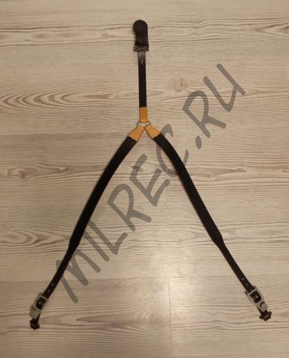 Y-портупея люфтваффе либо кавалерия (качественная реплика) черная кожа