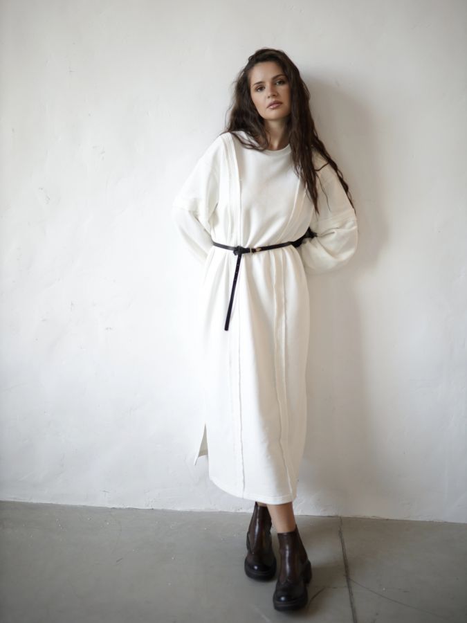 Платье Teta молочное