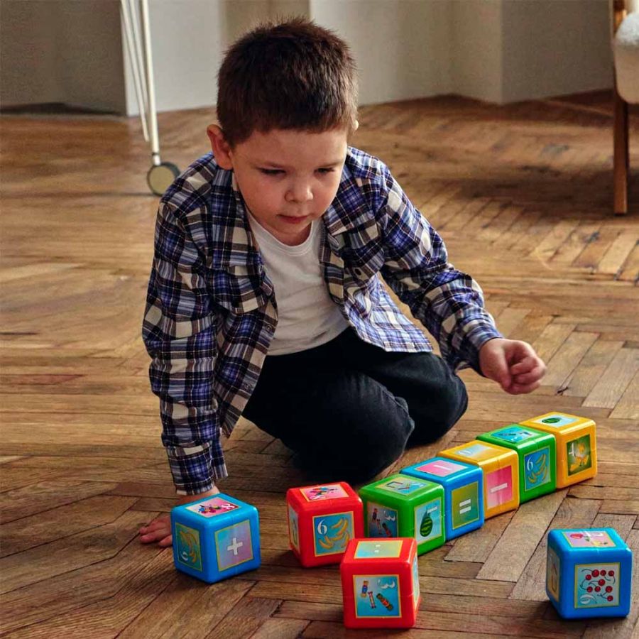 Набор Кубики "Математика" 8 деталей