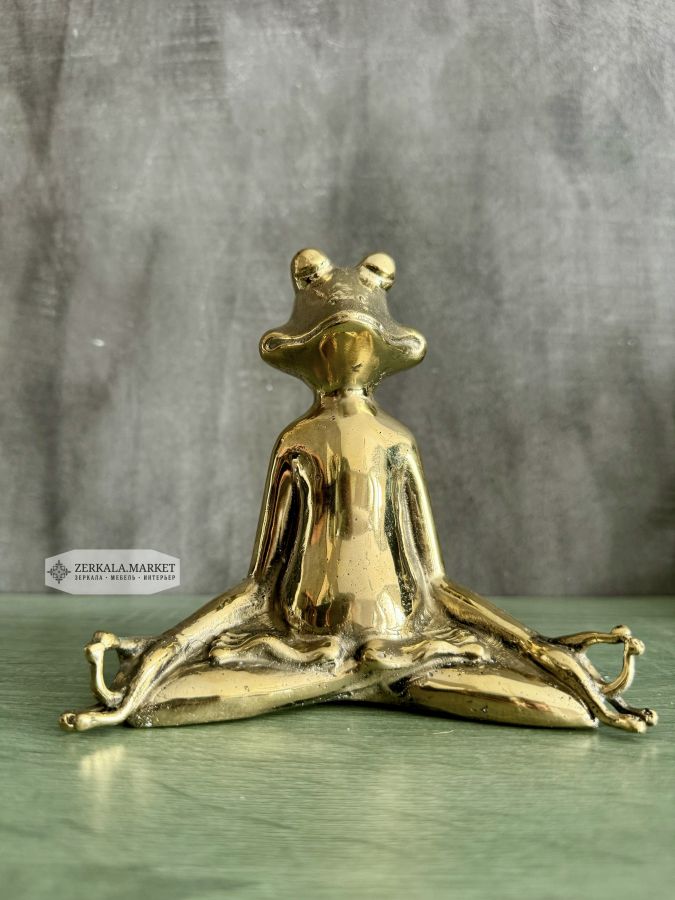 Статуэтка Лягушка Йог 13х14 см