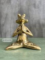 Статуэтка Лягушка Йог 13х12 см