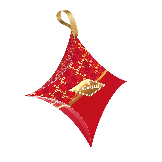 Торрончини ассорти Ёлочные игрушки, Condorelli, 45 г, Torroncini confezione Stella 45 g