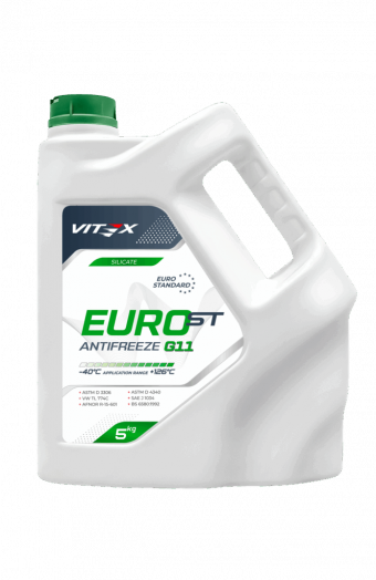 Антифриз Vitex G 11 EURO ST, 5кг