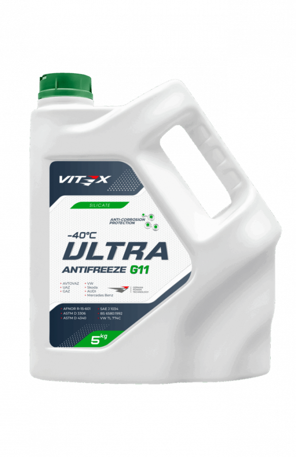 Антифриз Vitex G 11 Ultra G, 5кг**