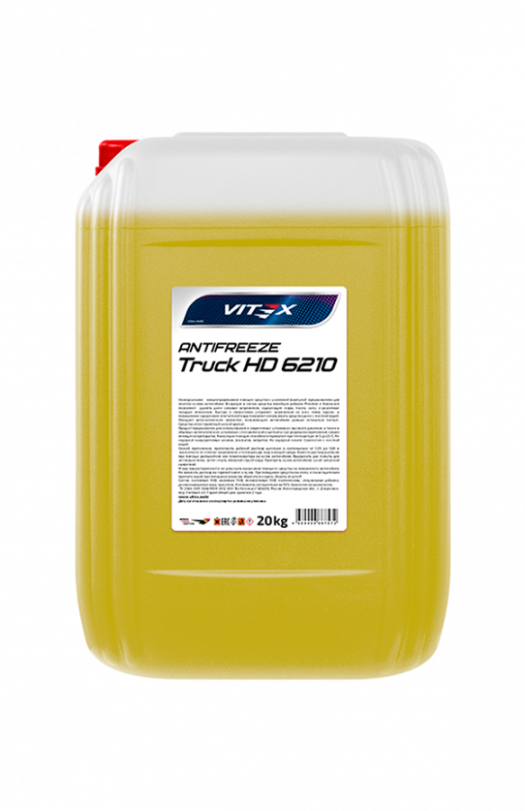 Антифриз Vitex Truck HD 6210 (yellow), 20кг