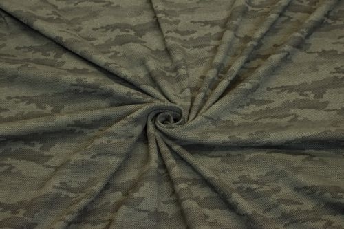 РИБАНА С ЛАЙКРОЙ НАЧЕС ПРИНТ RV 2643-01т.хаки