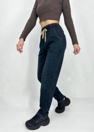 Джинсы теплые женские 51098