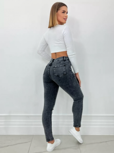 Джинсы теплые женские 51104