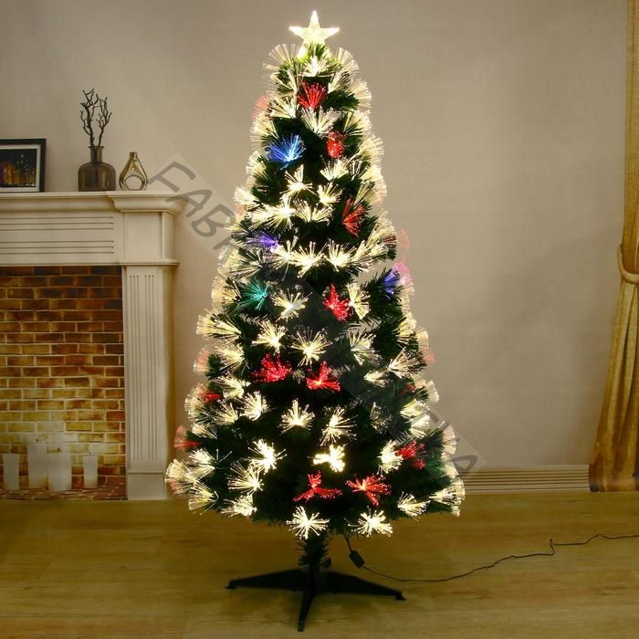 Ёлка светодиодная «Пучок» 150 см, диаметр нижнего яруса 75 см, 170 ПВХ веток, мигание, свечение мульти