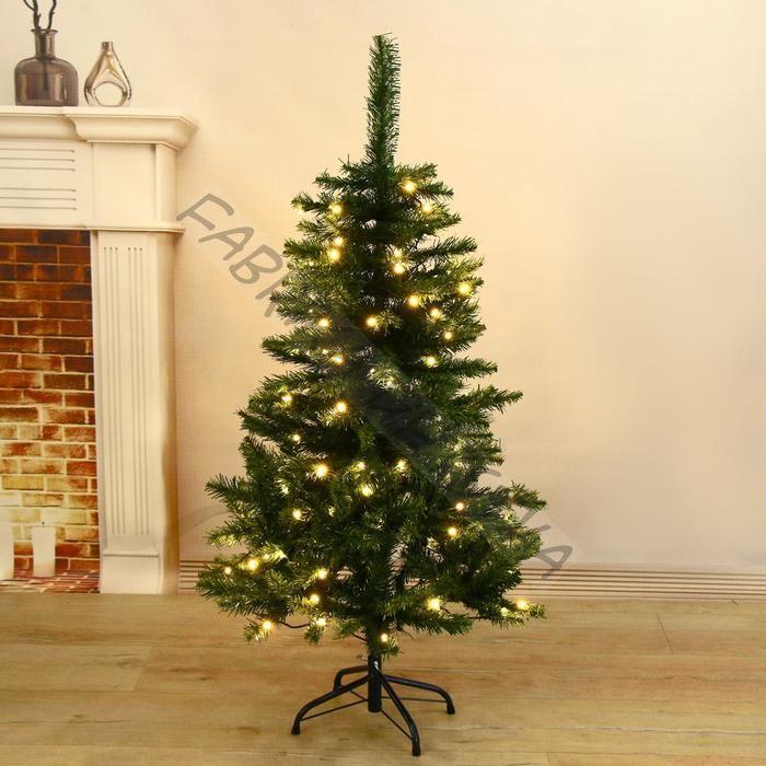 Ёлка светодиодная «Эксклюзив классик» 120 см, 212 ПВХ веток, свечение тёплое белое