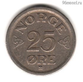 Норвегия 25 эре 1954