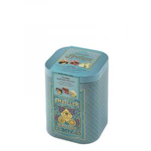 Конфеты ассорти с фруктовой начинкой в жестяной банке Amatller FLORS SURTIDO FRUTAS Испания