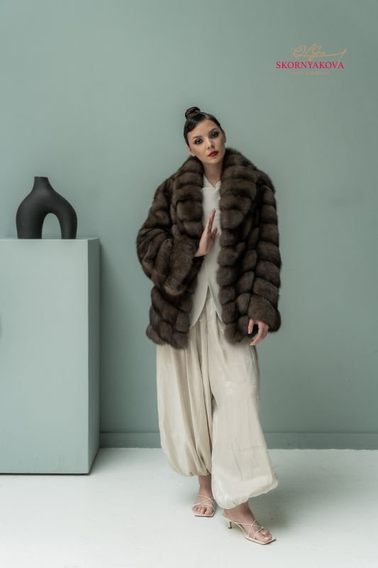 Шуба соболь автоледи. Классика