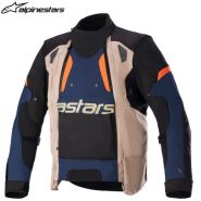 Мотокуртка Alpinestars Halo Drystar, синяя с оранжевым
