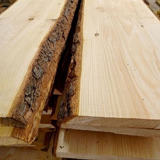 Необрезная доска из сибирского кедра 25*220-500*3000 мм