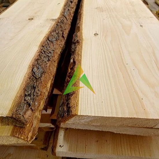 Необрезная доска из сибирского кедра 25*220-500*3000 мм